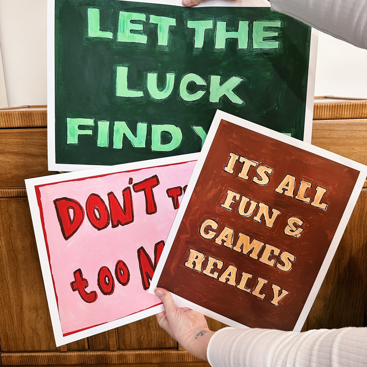 Let The Luck Find You - Print